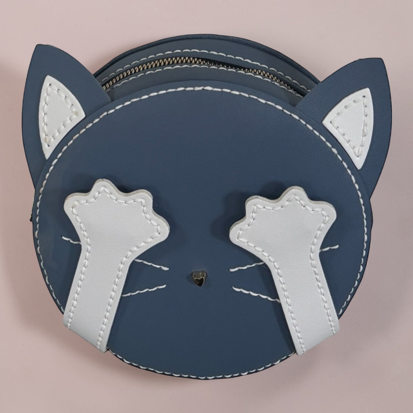 Kitty Peekaboo Cross Body Bag - Blue