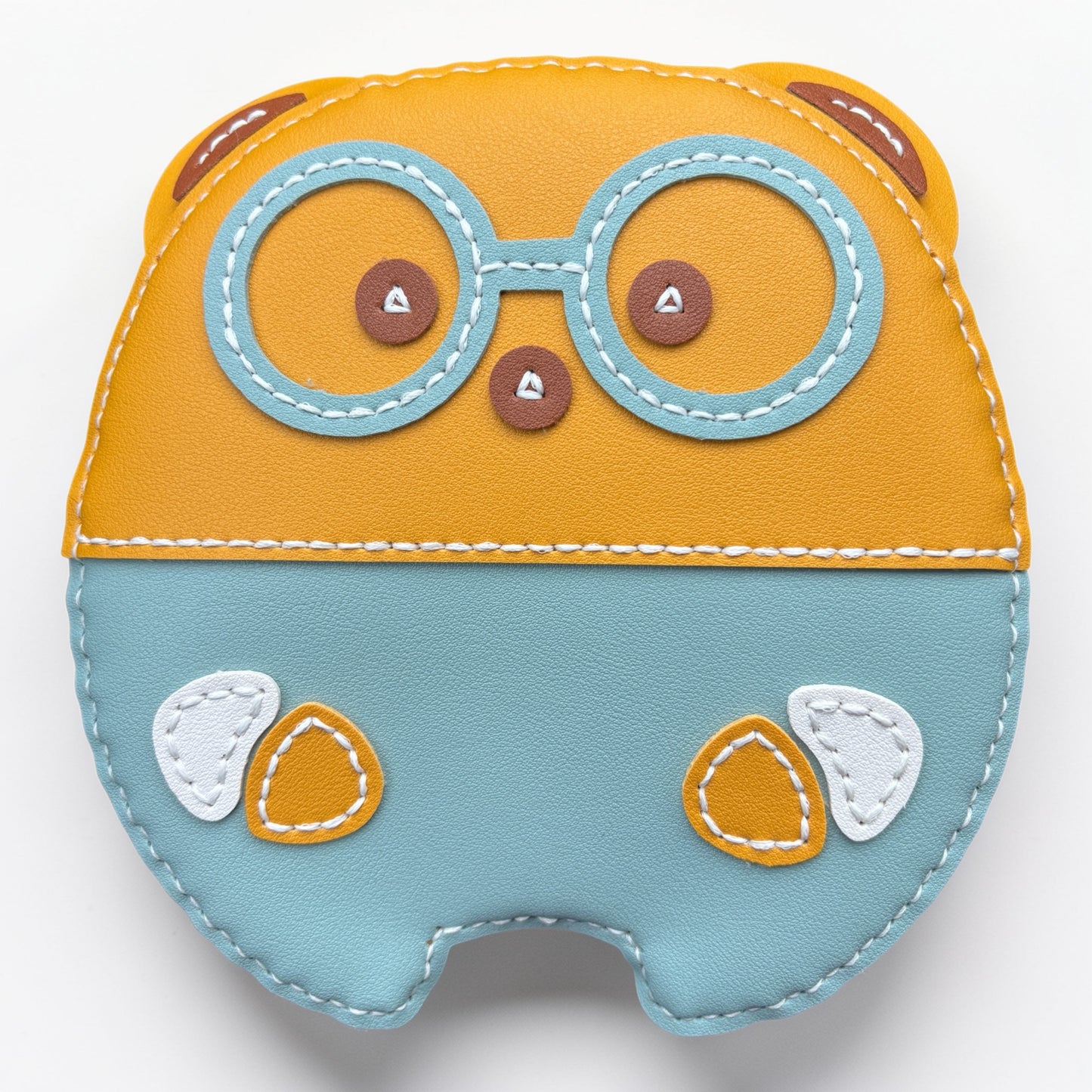 Cartoon Cow Back Pack - Orange & Blue