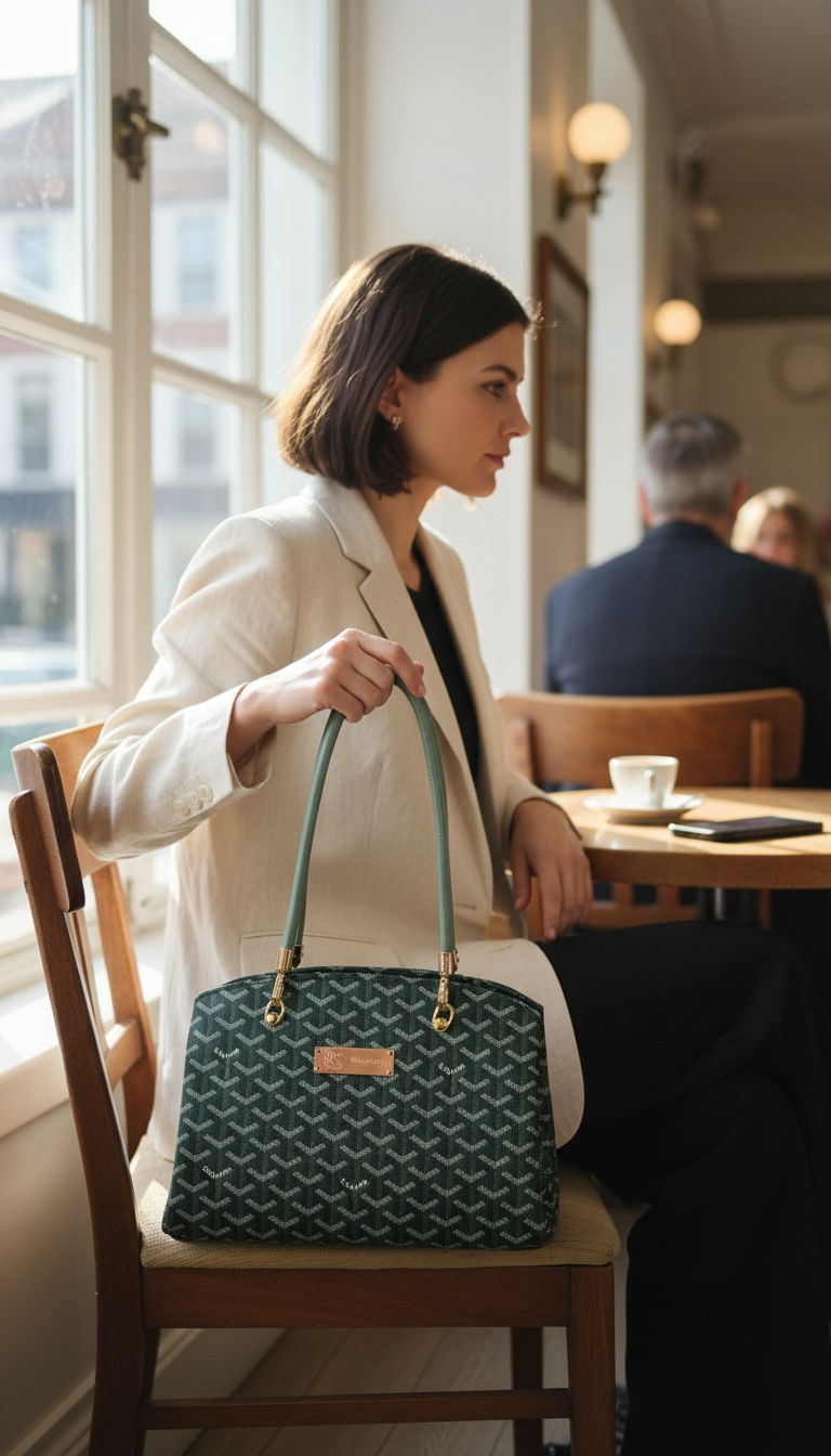 Roxanne Handbag - Green Egoyard