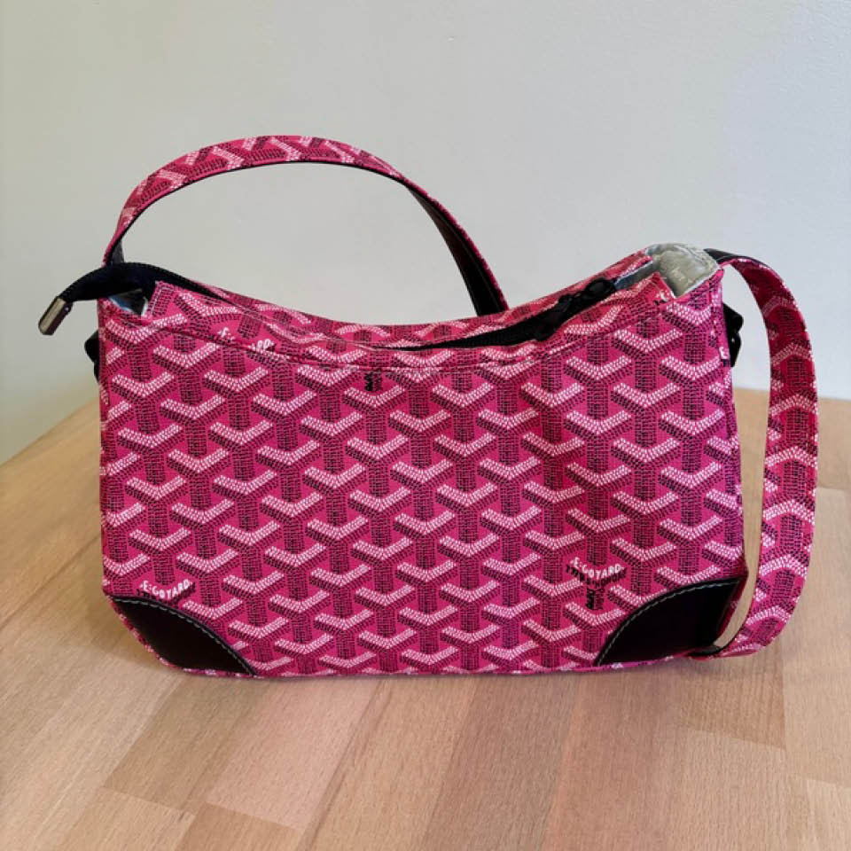 Annabelle Shoulder Bag - Pink and Black