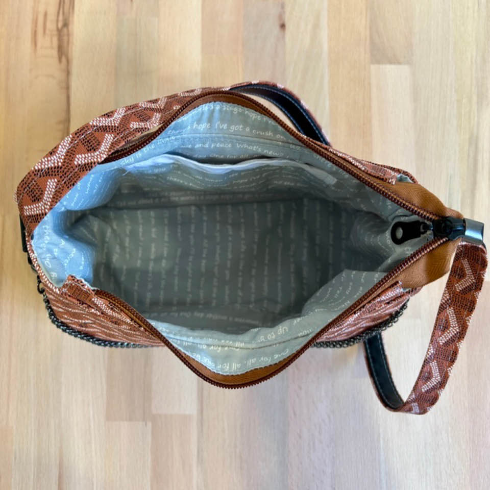 Annabelle Shoulder Bag - Brown and Black