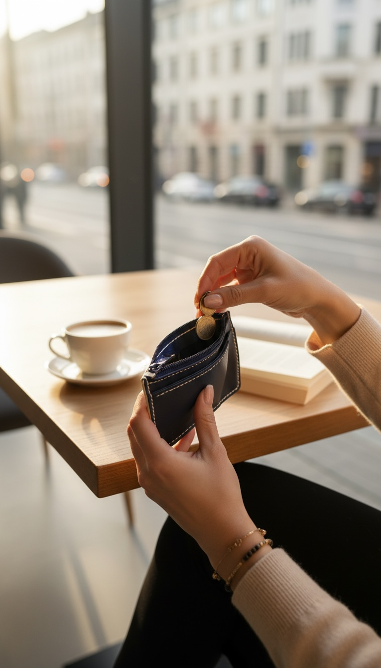 Kazza Zip Wallet - Frogs & Navy