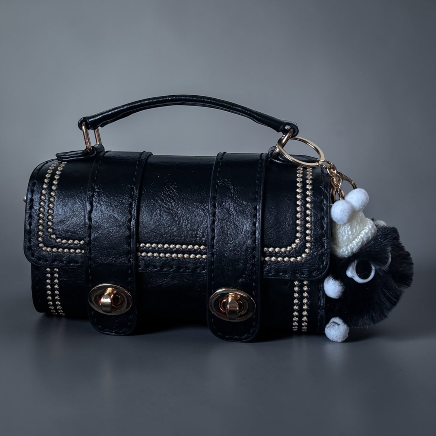 Petit Leather Handbag - Black