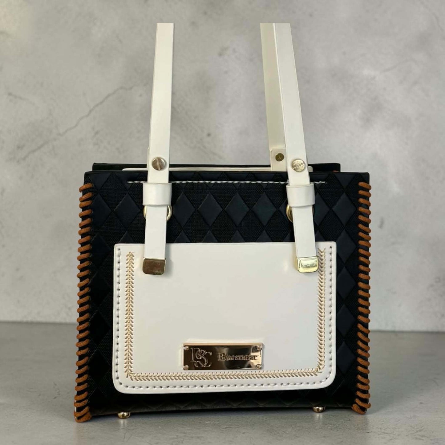 Tori Textured Handbag - Black