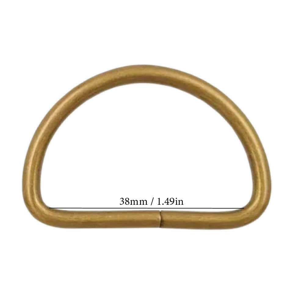 Metal D Ring Buckle 38mm/1.49in