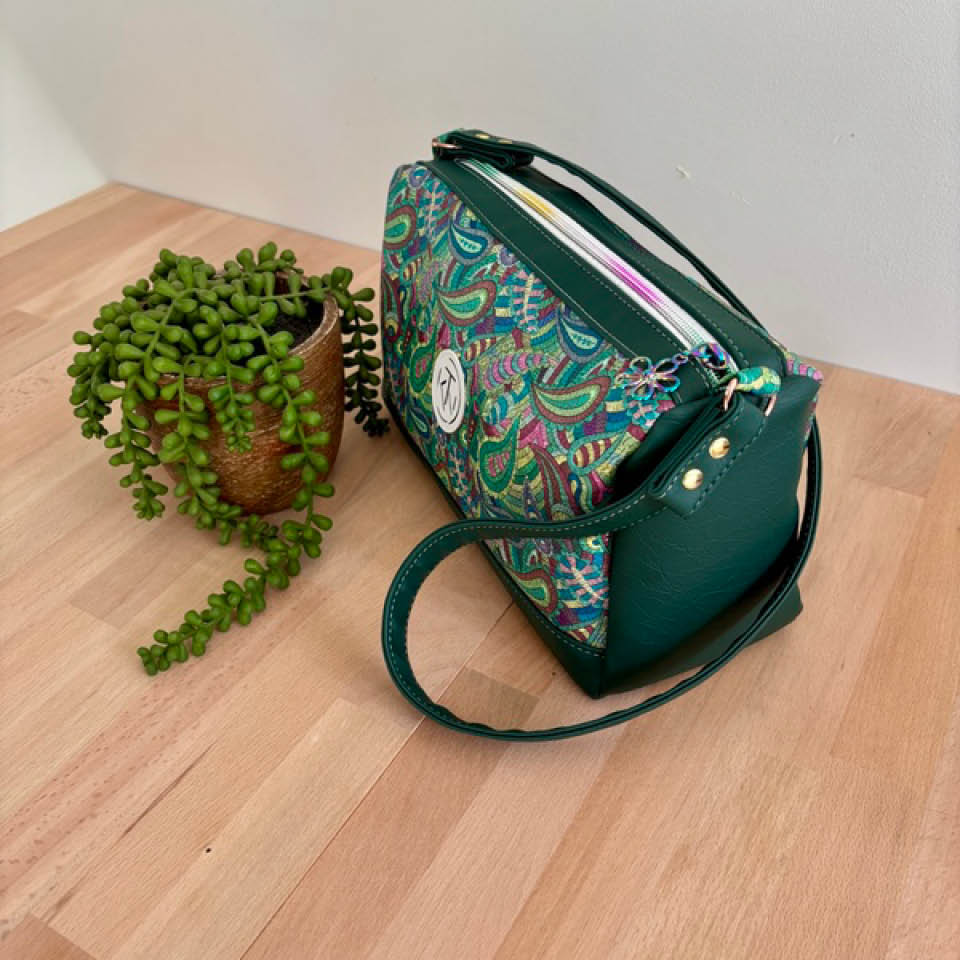 Mini Duffle - Green Rainbow