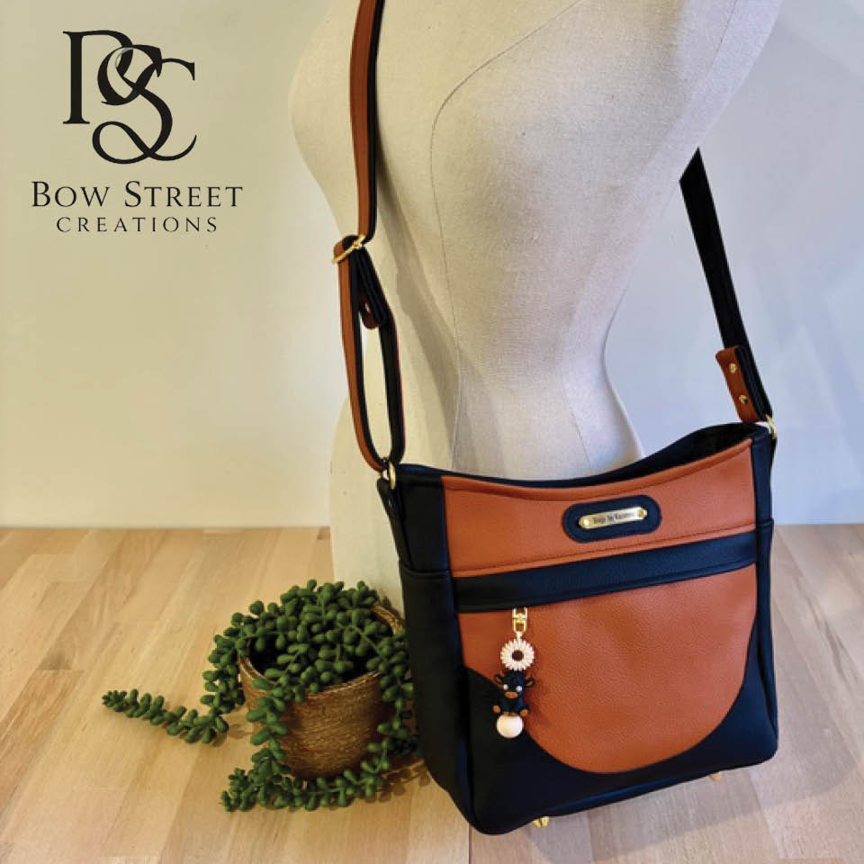 Ebony Cross Body Handbag - Pattern Only