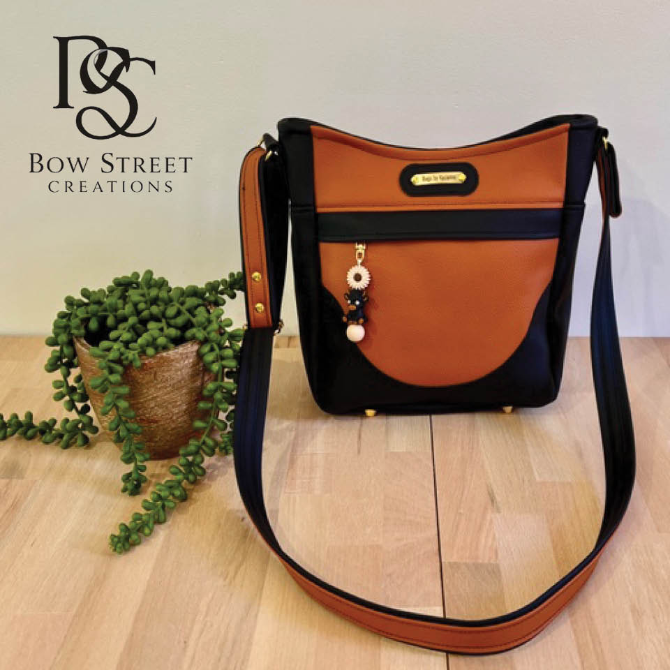 Ebony Cross Body Handbag - Pattern Only