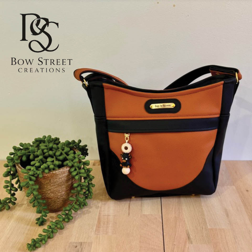 Ebony Cross Body Handbag - Pattern Only