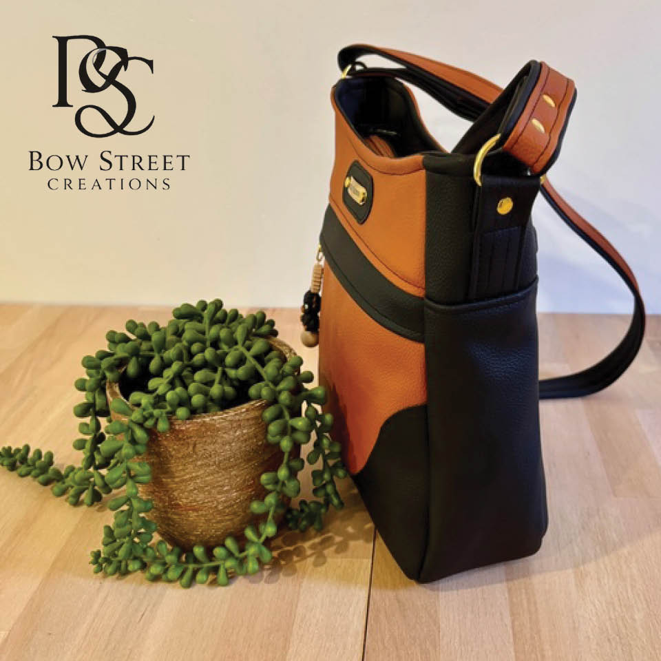 Ebony Cross Body Handbag - Pattern Only