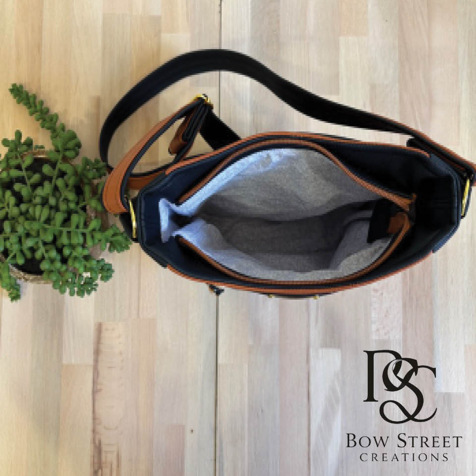 Ebony Cross Body Handbag - Pattern Only