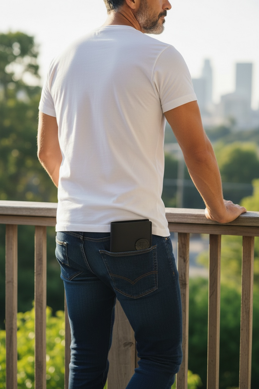 Men’s Leather Wallet - Black