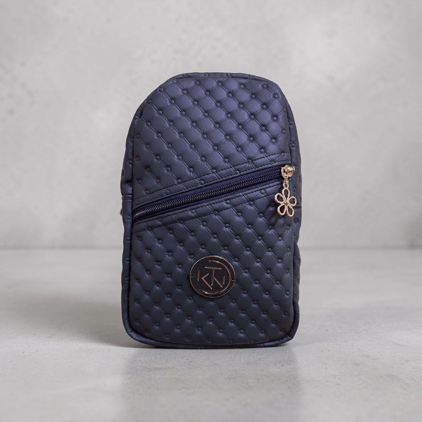 Tilly Backpack - Navy Dimple