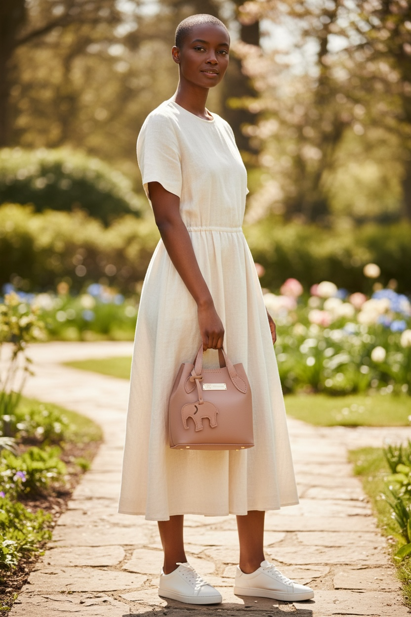 Betty Bucket Bag - Tan