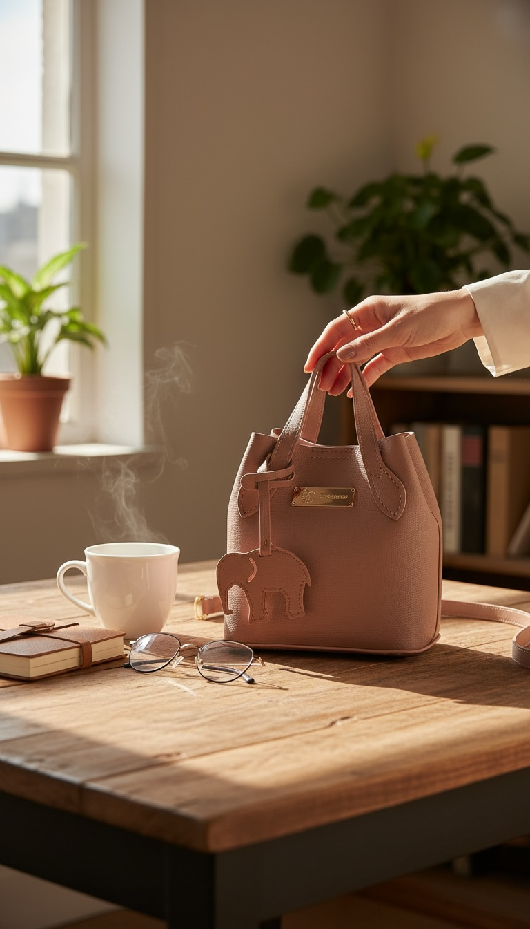Betty Bucket Bag - Tan