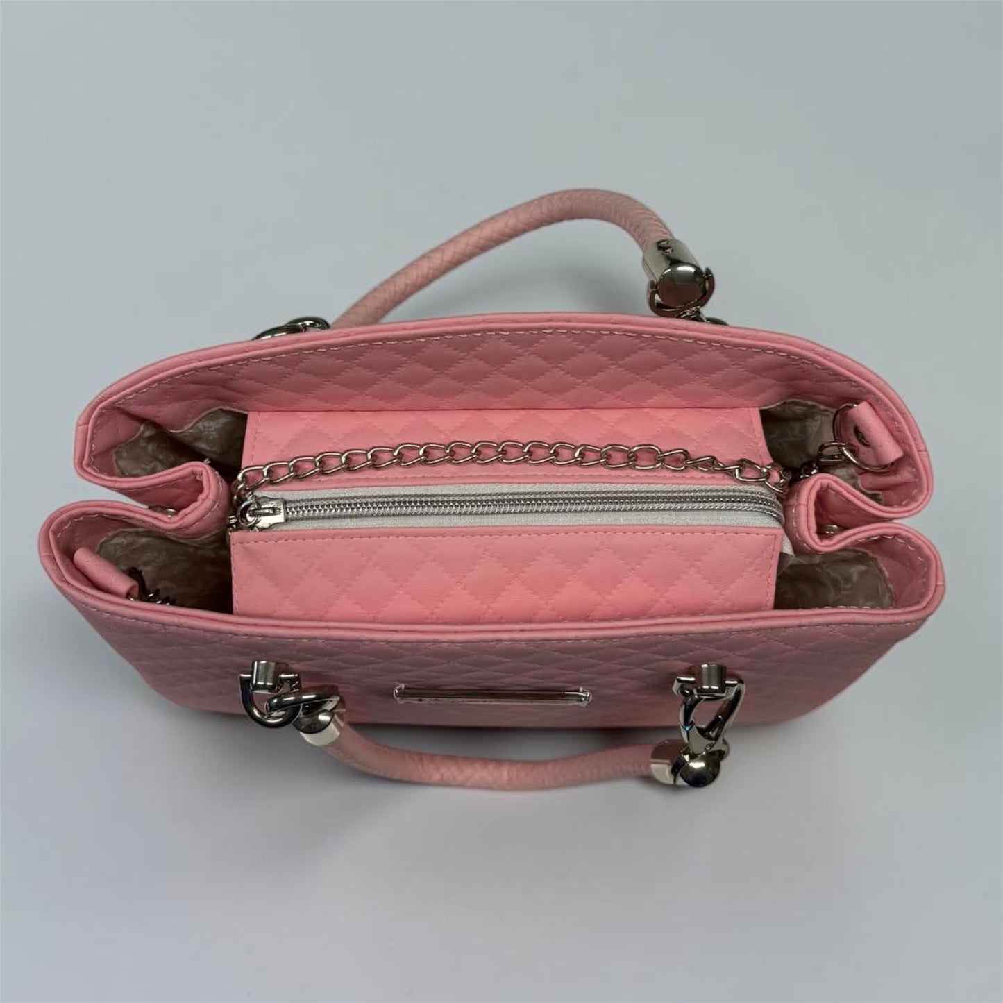Roxanne Handbag - Light Pink Checks