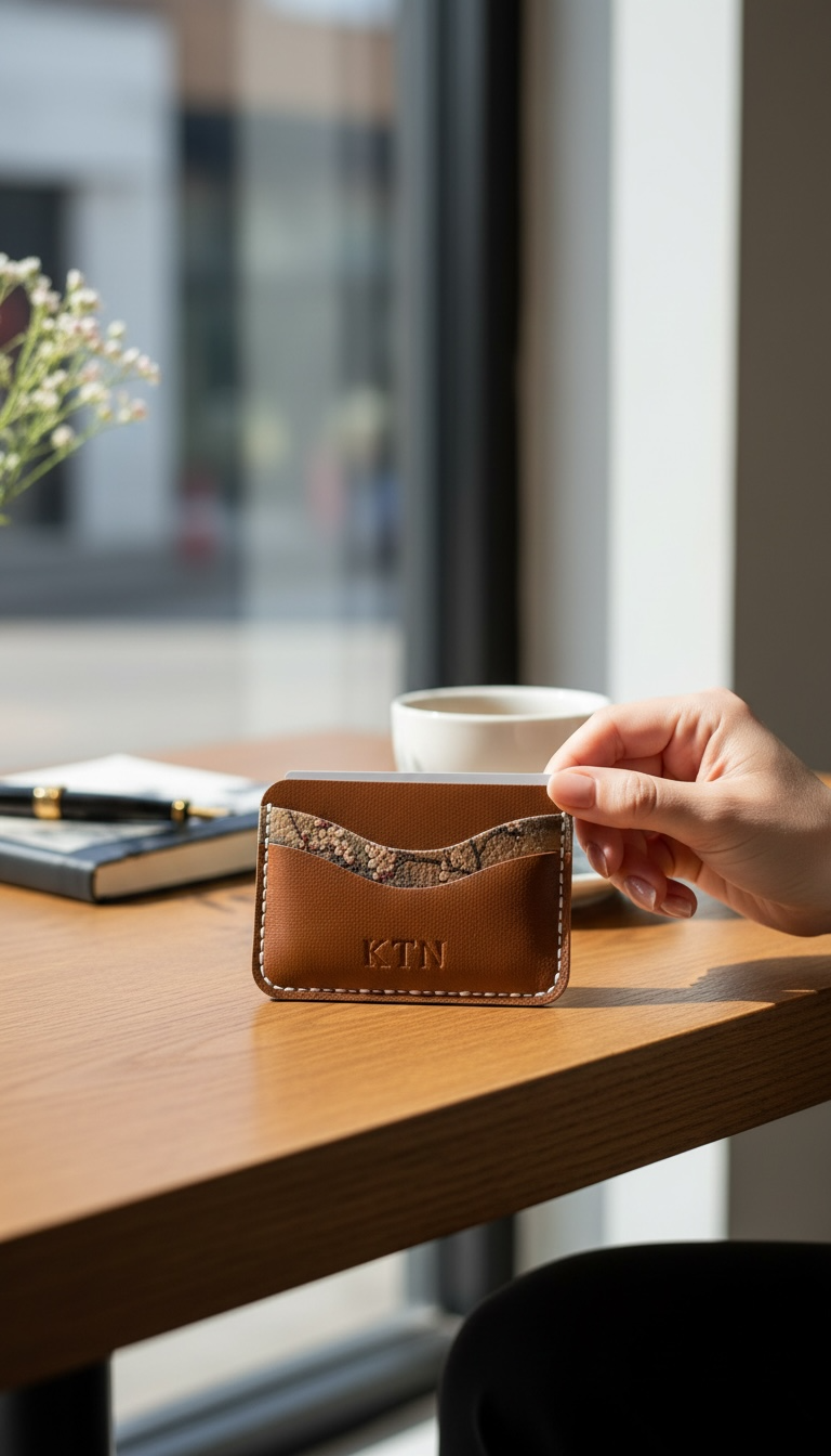 Charlie Card Wallet - Brown