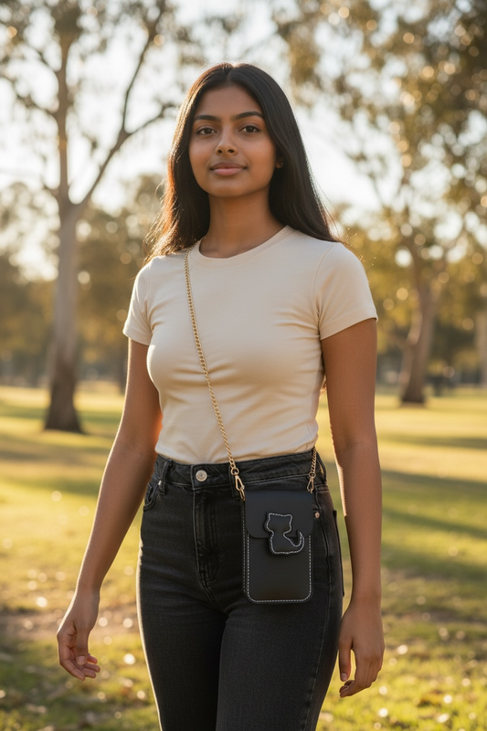 Kitty Cat Sling - Black