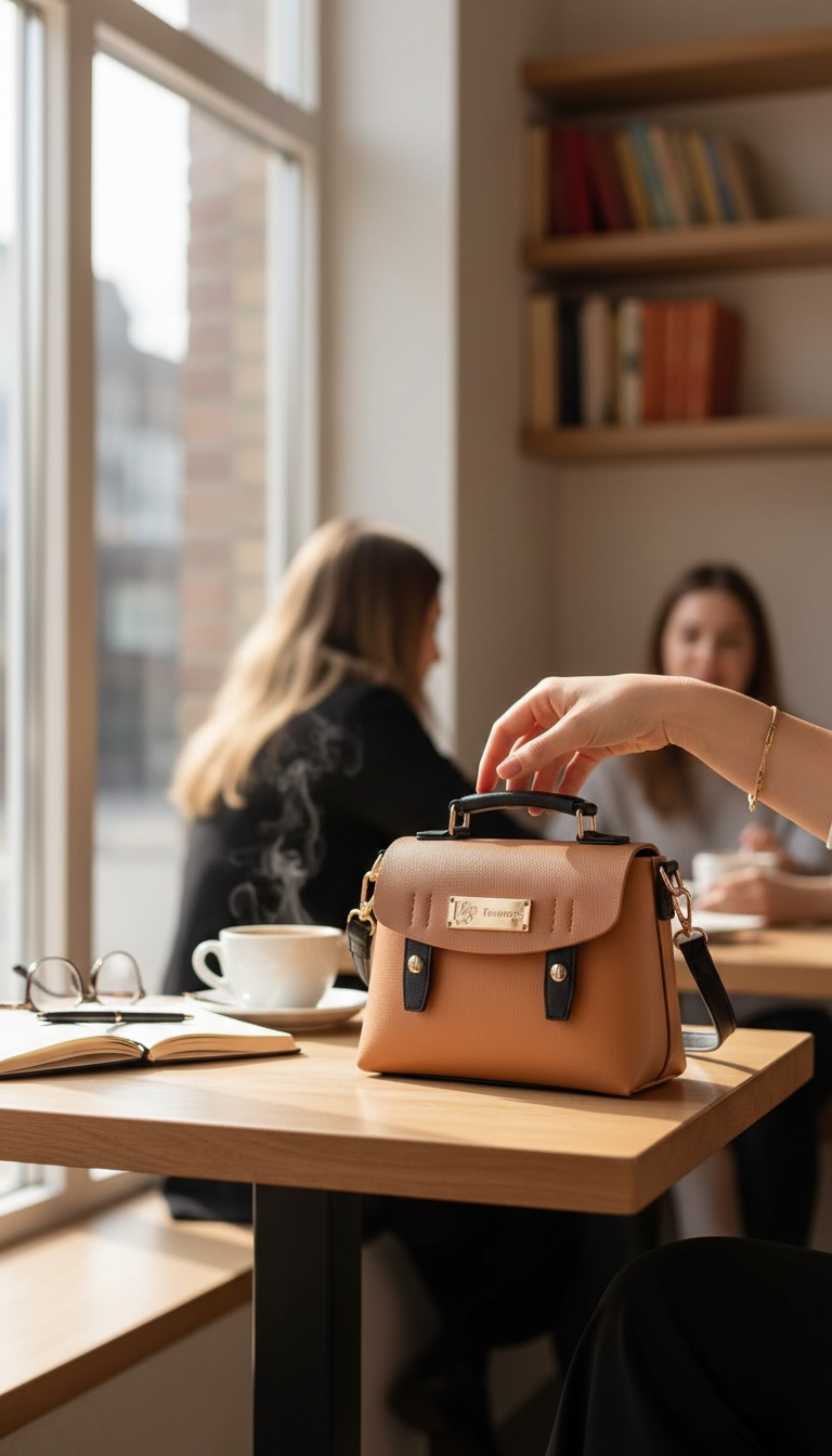 Mary Messenger Bag - Brown