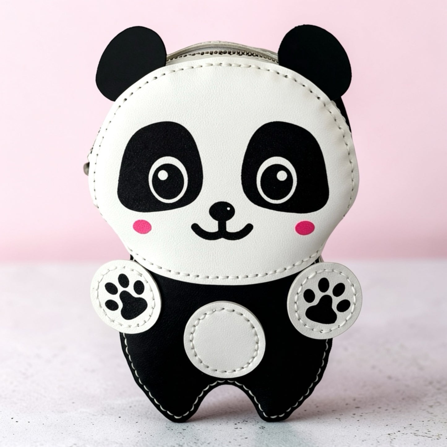 Cartoon Panda Back Pack - Black & White