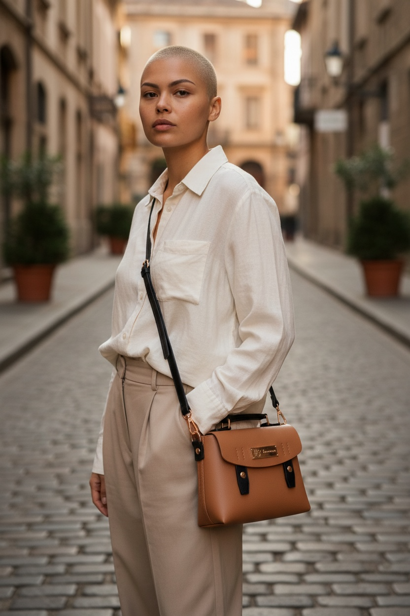 Mary Messenger Bag - Brown