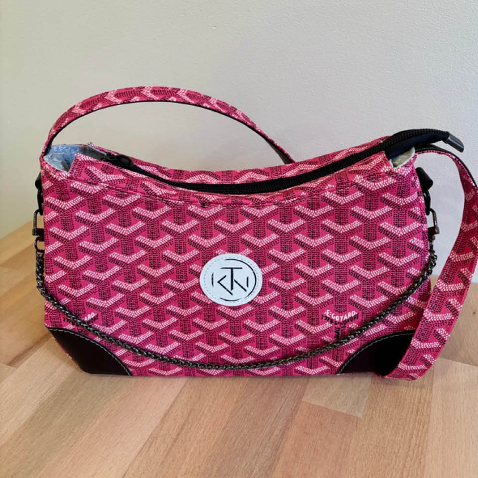 Annabelle Shoulder Bag - Pink and Black