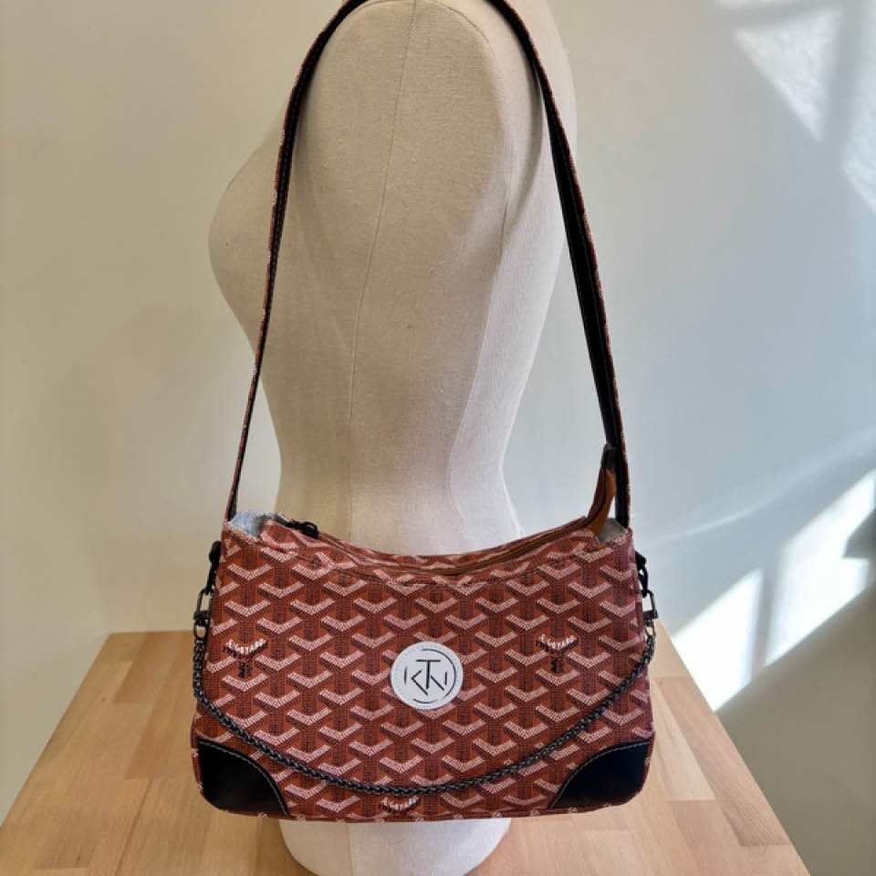 Annabelle Shoulder Bag - Brown and Black