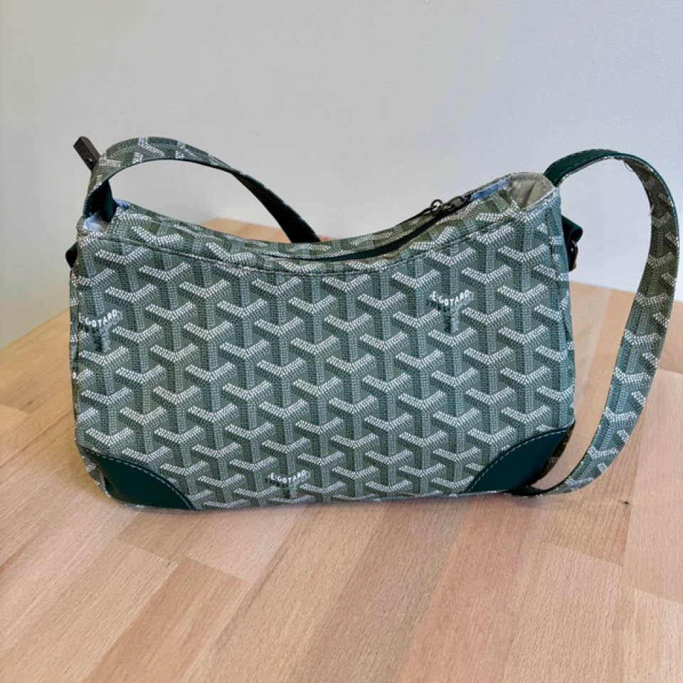 Annabelle Shoulder Bag - Earth Green on Green