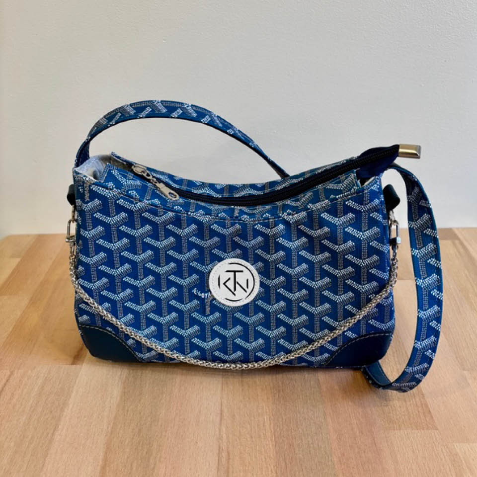 Annabelle Shoulder Bag - Blue on Blue