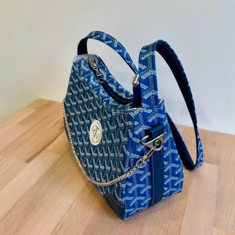 Annabelle Shoulder Bag - Blue on Blue