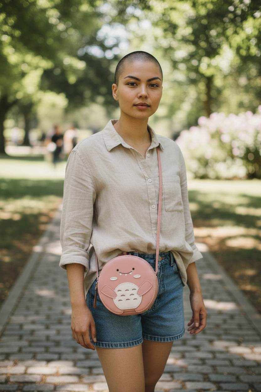 Dinosaur Cross Body Bag - Pink