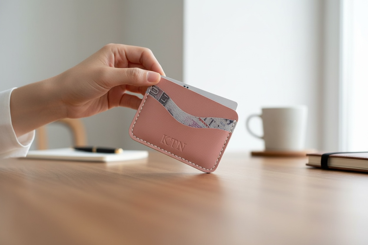 Charlie Card Wallet - Pink