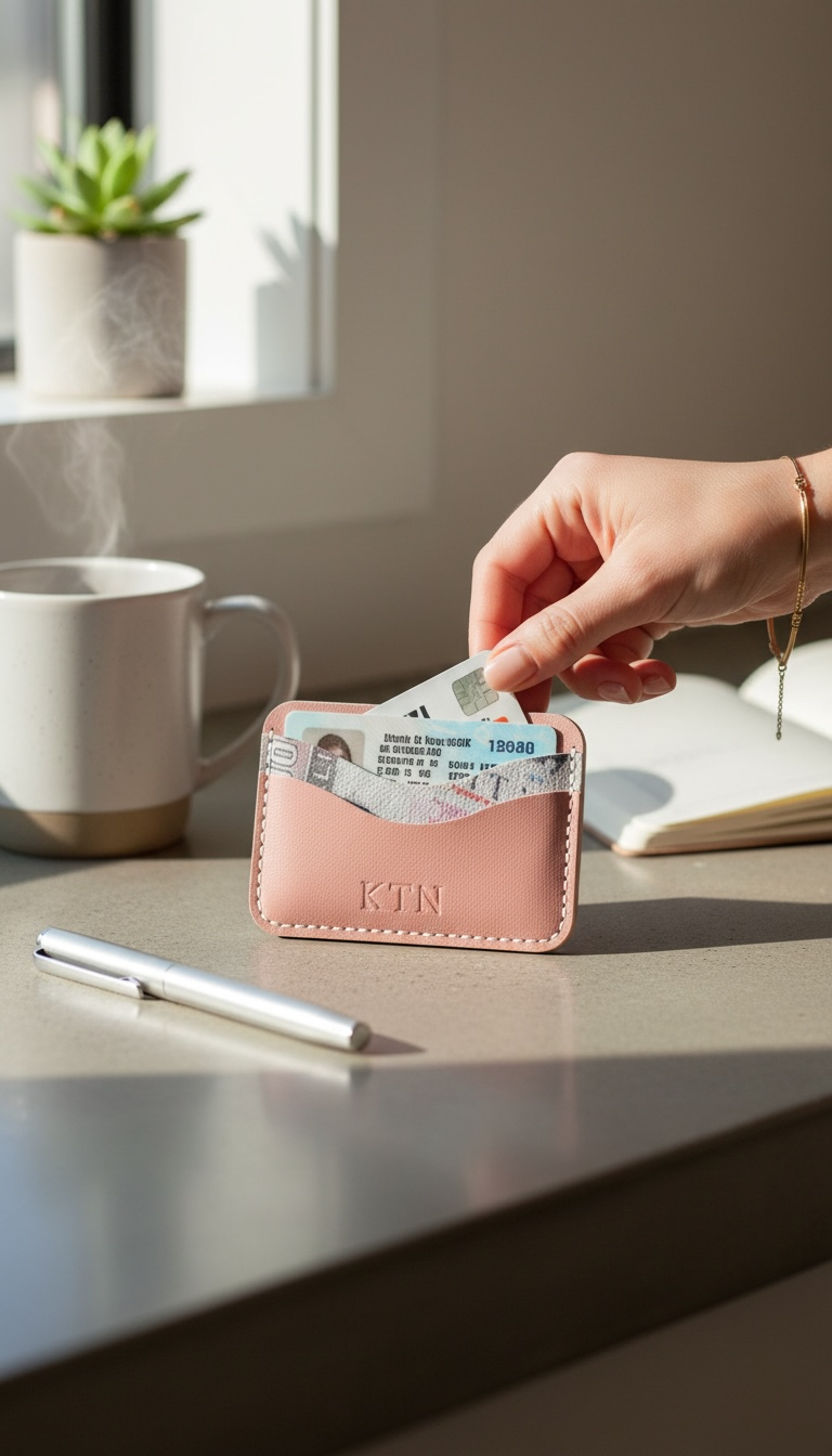 Charlie Card Wallet - Pink