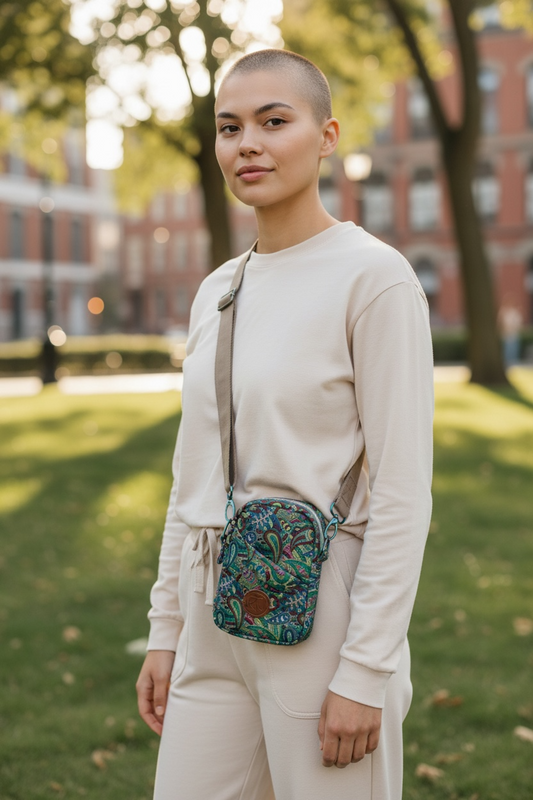 Suzie Sling - Green Paisley