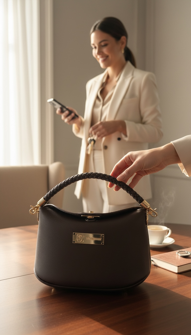 The Licastro Handbag - Brown