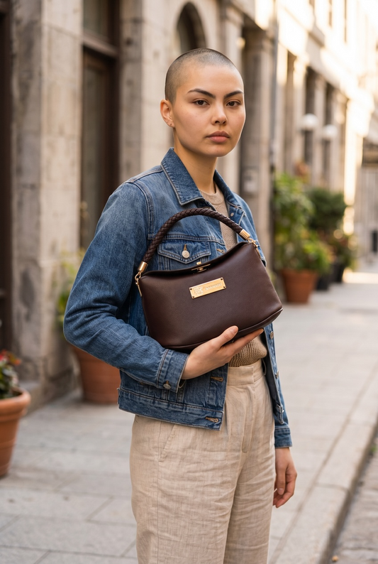 The Licastro Handbag - Brown