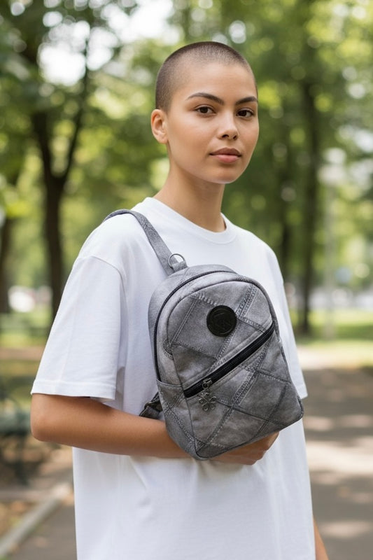 Tilly Backpack - Imitation Denim