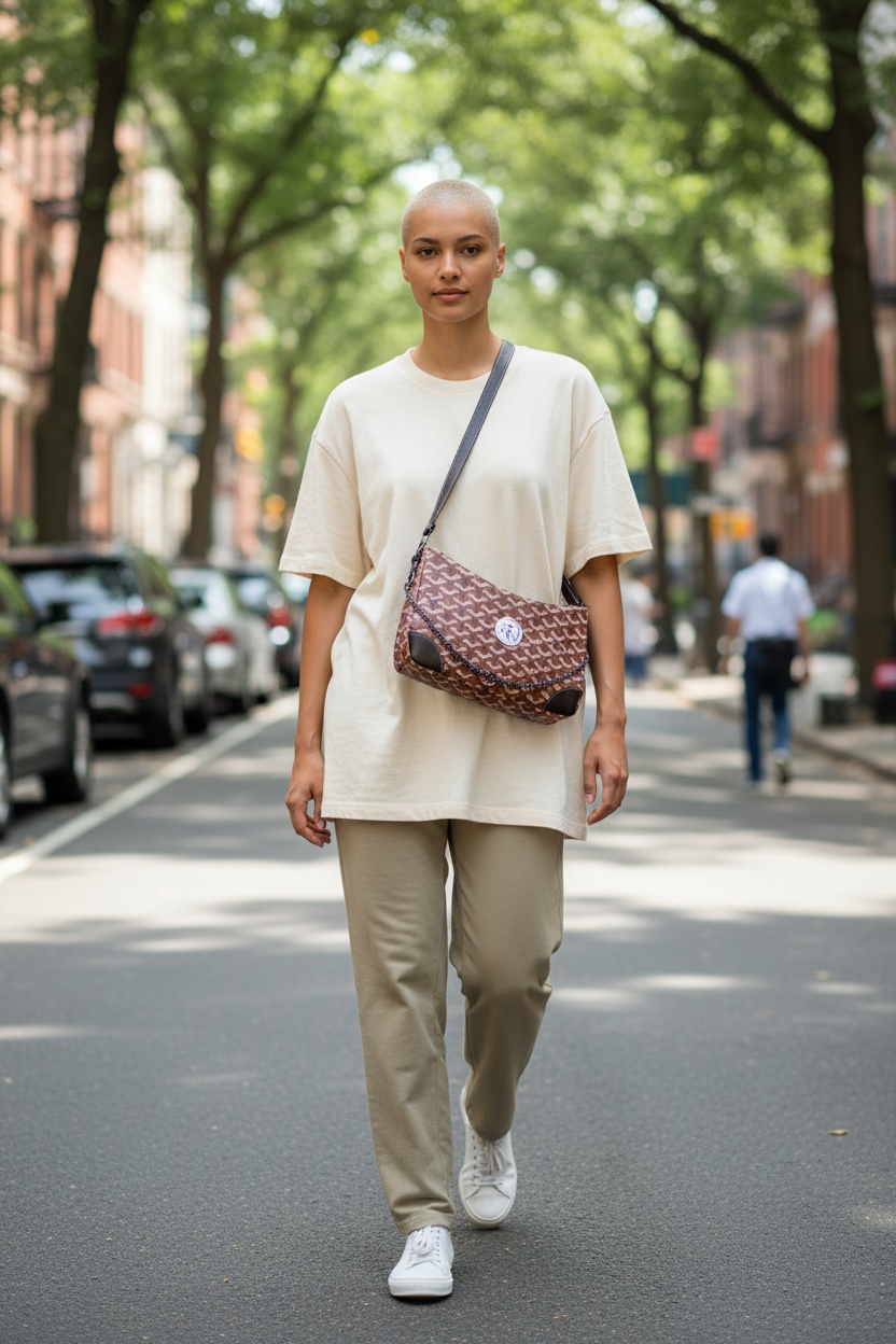 Annabelle Shoulder Bag - Brown and Black