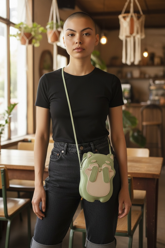 Peekaboo Bear - Mint Green