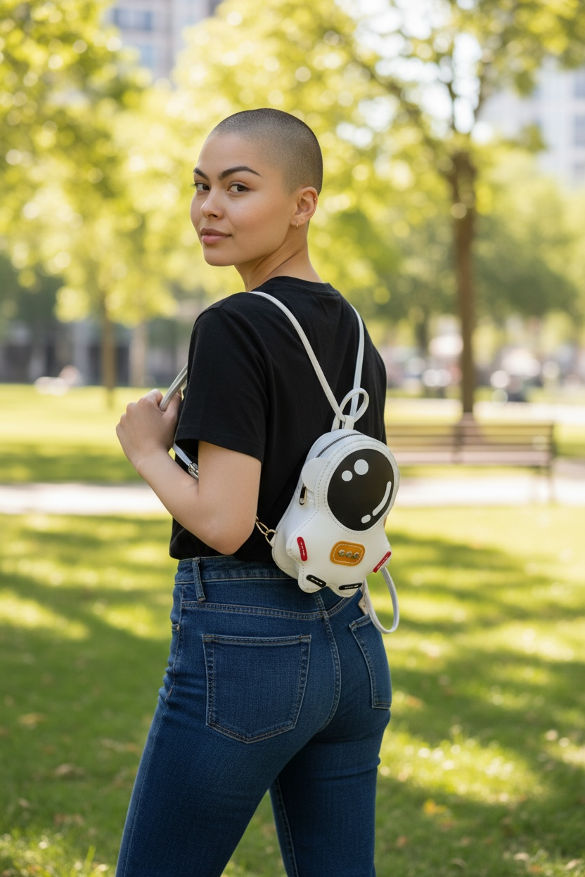 Astronaut Backpack - White