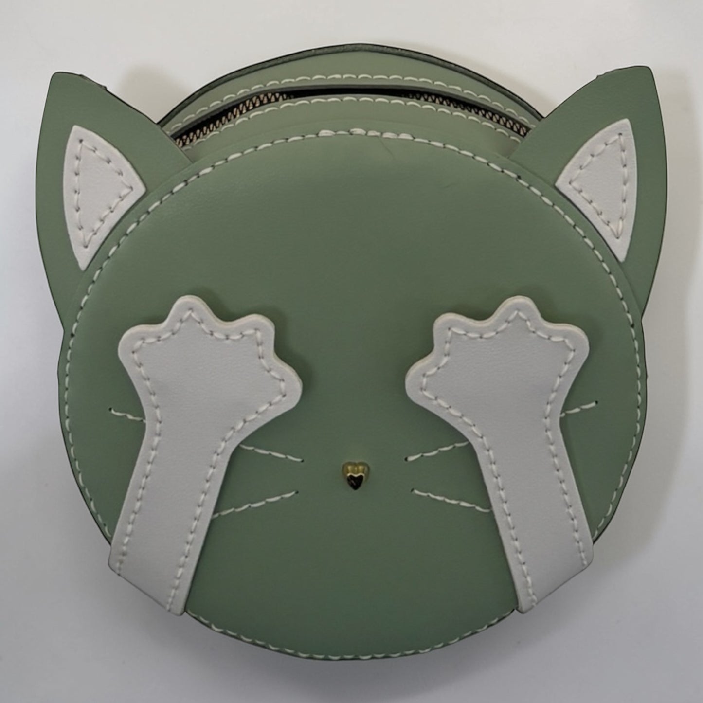 Kitty Peekaboo Cross Body Bag - Mint Green