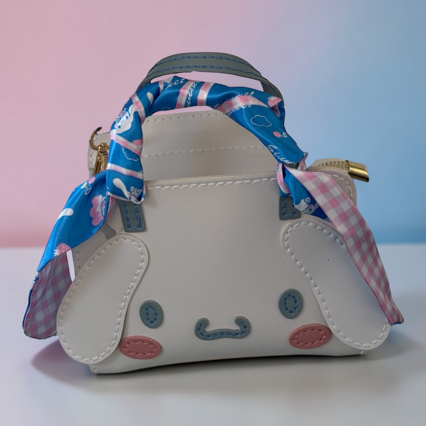 Kitty Face Bag - Blue