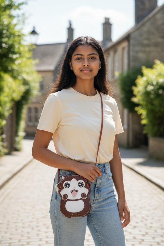 Cartoon Happy Bear - Brown