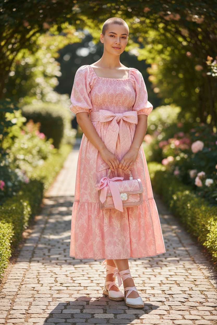 Denise Denim Bag - Pink