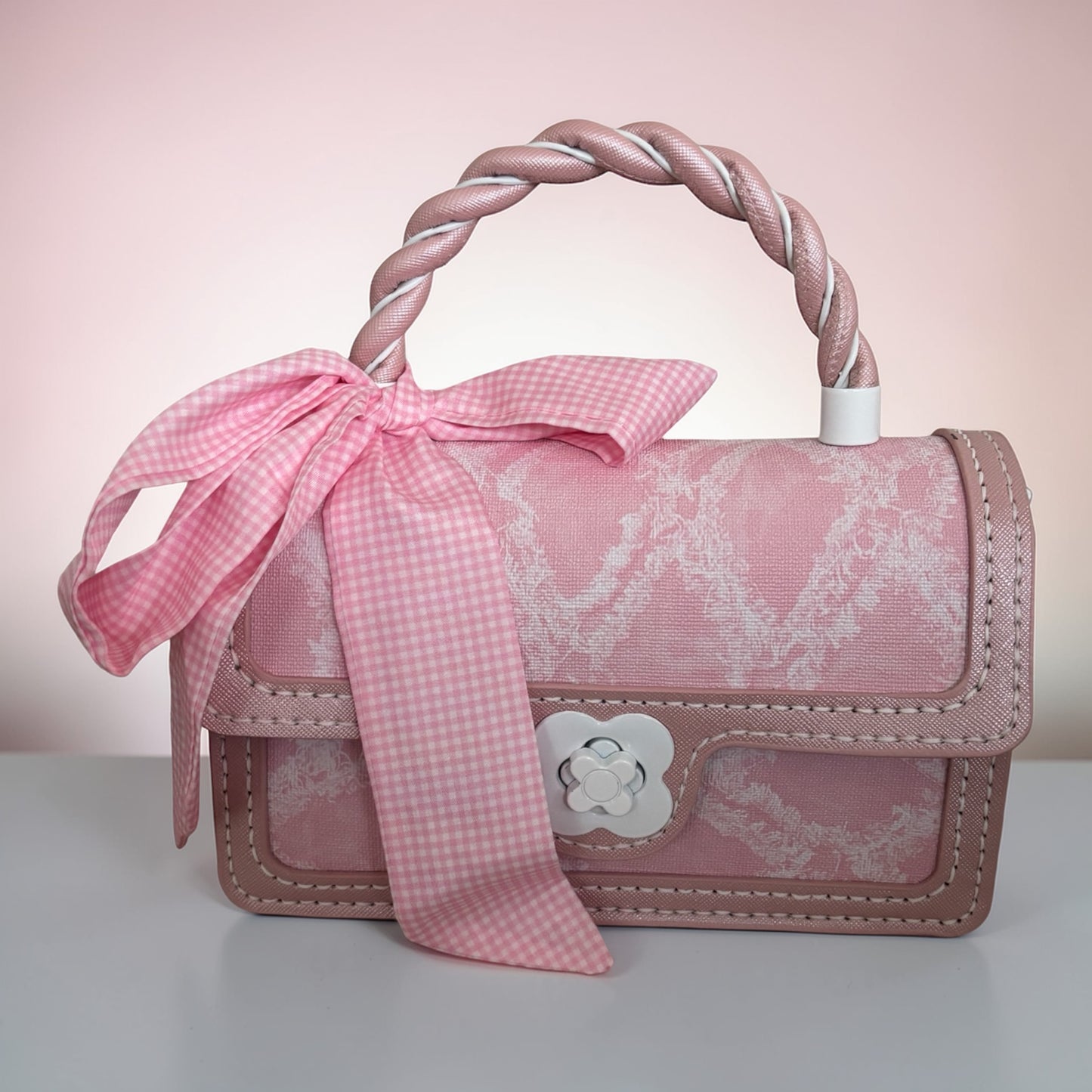Denise Denim Bag - Pink