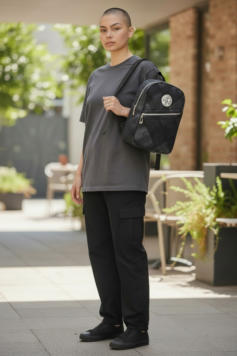 Tilly Backpack - Imitation Black Denim