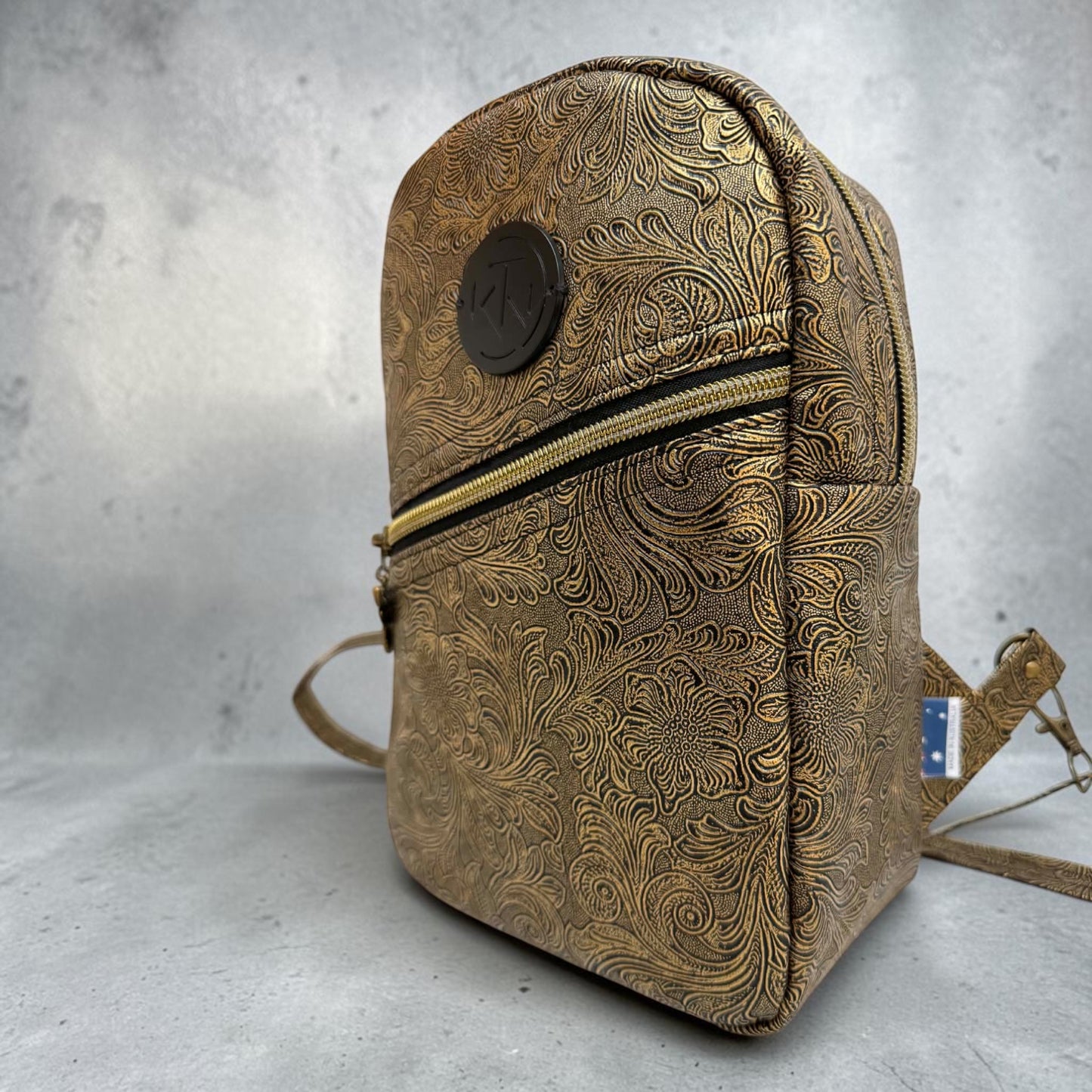 Tilly Backpack - Gold Embossed
