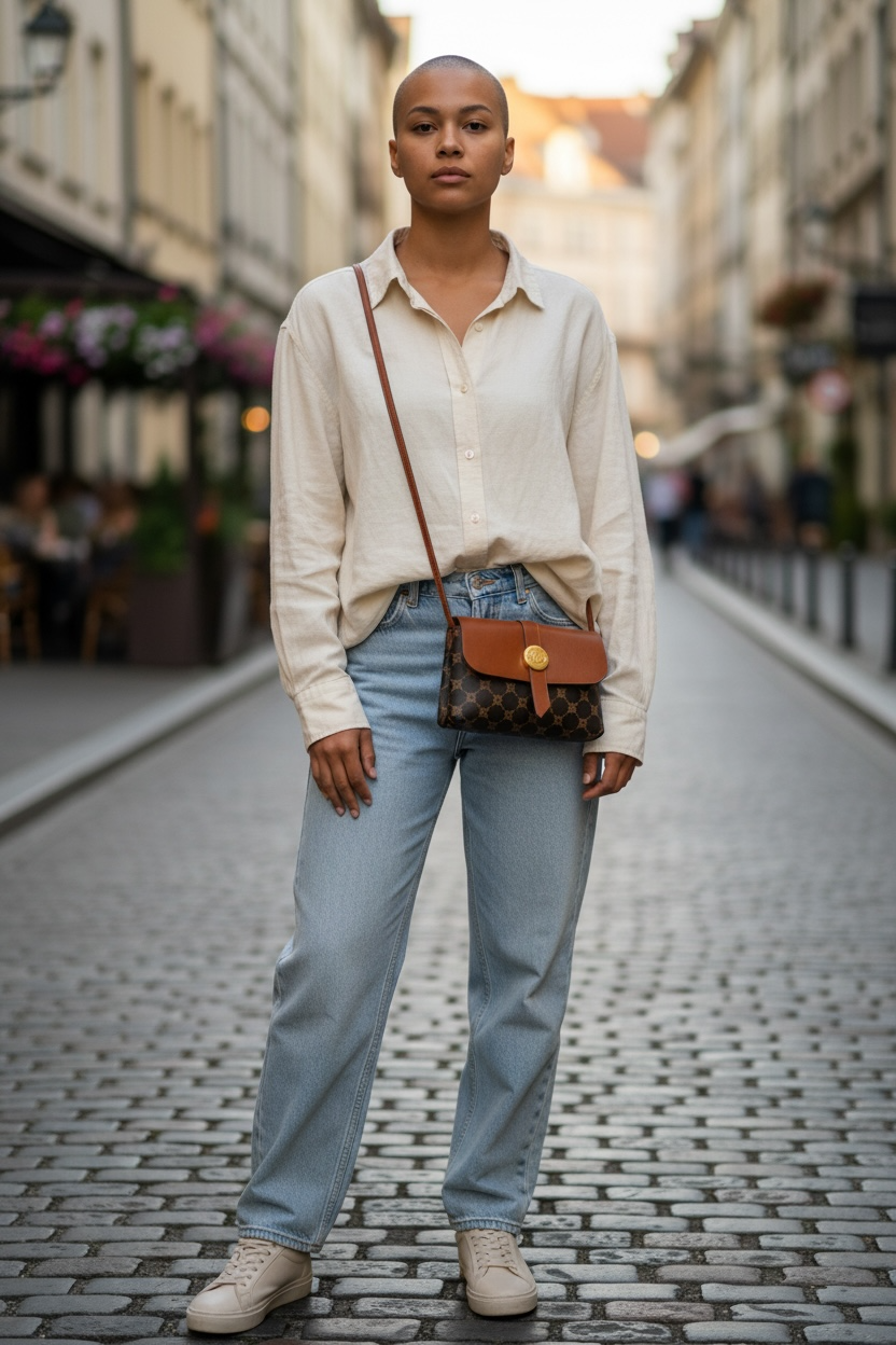 Gina Crossbody Purse - Brown