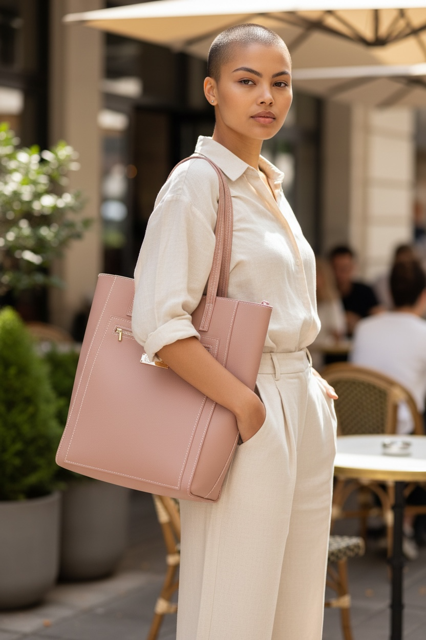 Elsa Extra Large Tote - Pink