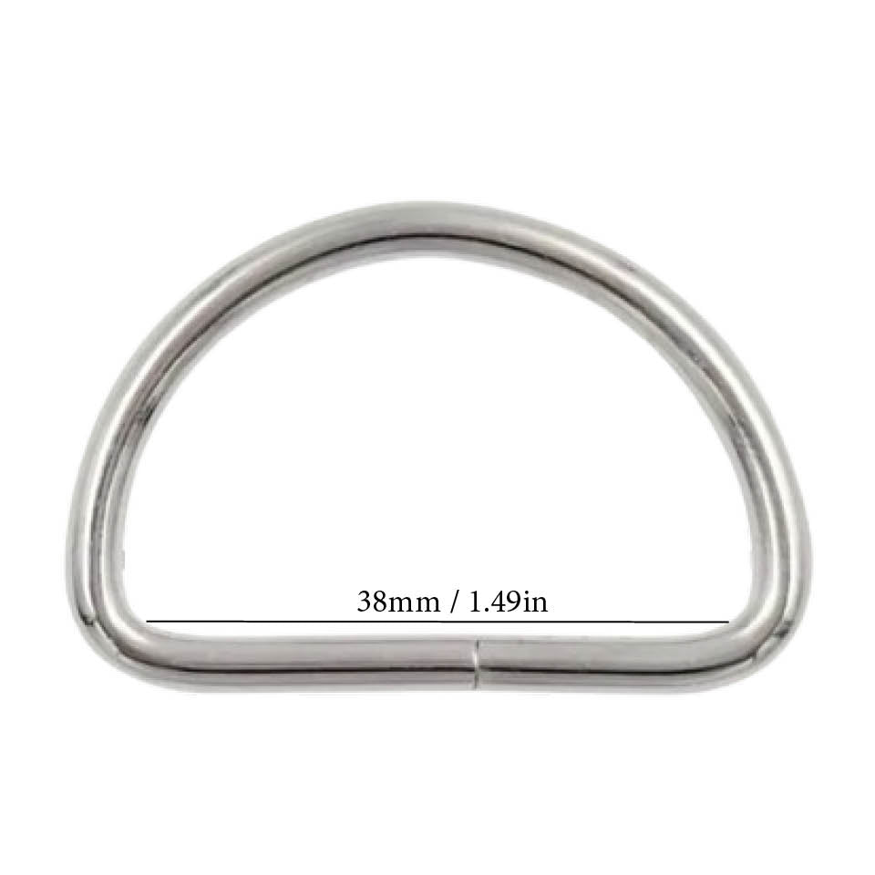 Metal D Ring Buckle 38mm/1.49in